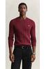Vorschaubild zu GANT Zopfstrick Rundhalspullover deep grape wine Regular Fit, 1