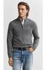 Vorschaubild zu GANT Casual Troyer dark grey melange Regular Fit, 1