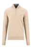 Vorschaubild zu FYNCH HATTON Cashmere Troyer taupe einfarbig Casual Fit