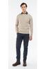 Vorschaubild zu BARBOUR Rundhals Pullover Essential stone einfarbig, 4