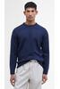 Vorschaubild zu BARBOUR Rundhals Pullover Essential deep Blue einfarbig, 3