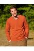 Vorschaubild zu WELLINGTON OF BILMORE Lambswool V-Ausschnitt Pullover Jack burned Orange