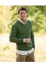 Vorschaubild zu WELLINGTON OF BILMORE Lambswool V-Ausschnitt Pullover Jack racing green