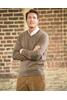 Vorschaubild zu WELLINGTON OF BILMORE Lambswool V-Ausschnitt Pullover Jack nutmeg