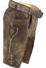 Vorschaubild zu SPIETH & WENSKY Leder Shorts Klamml mousse einfarbig, 3