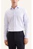 Vorschaubild zu SEIDENSTICKER Business Hemd mid blue gemustert Regular Fit Langarm, 1