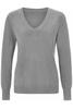 Vorschaubild zu S.MARLON Cashmere V-Ausschnitt Pullover hellgrau