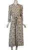 Vorschaubild zu WHITE LABEL Kleid 3/4 Arm mit Blumenmuster beige, 2