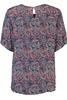 Vorschaubild zu HAMMERSCHMID Bluse blau Paisley kurzarm hochwertig verarbeitet, 1