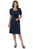 Vorschaubild zu h.moser Kleid Lena marine in edler Baumwoll-Satin-Stretch Qualit�t, 2