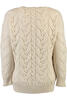 Vorschaubild zu ARAN Strickjacke Hellblau in super softer Merinowolle, 1