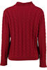 Vorschaubild zu PAOLA BURANI Pullover rot in edlem Zopfstrickmuster, 1