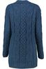 Vorschaubild zu ARAN Strickjacke petrol  im typischen Irland Aran Strick, 1