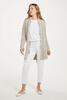 Vorschaubild zu ARAN Strickjacke beige in supersofter Merinowolle, 5