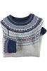 Vorschaubild zu ERIBE Pullover grau  im Fair-Isle-Strickmuster, 4