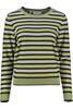 Vorschaubild zu MAERZ Pullover lemon gestreift im feinen Linksstrick
