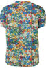 Vorschaubild zu FELICITAS Bluse Blia blau gebl�mt mit edlem Ausschnitt, 1