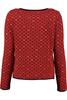 Vorschaubild zu DUNQUE Jacquard-Pullover rot  aus hochwertiger Natur-Qualit�t, 1
