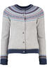 Vorschaubild zu ERIBE Strickjacke grau  im Fair-Isle Strickmuster