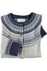 Vorschaubild zu ERIBE Strickjacke grau  im Fair-Isle Strickmuster, 4