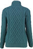 Vorschaubild zu ARAN Pullover petrol im typischen Irland Aran Strick, 1