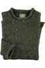 Vorschaubild zu ARAN Pullover oliv im typischen Irland Aran Strick, 4