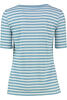 Vorschaubild zu MAERZ Shirt blau gestreift in softer Baumwoll-Mixqualit�t, 1