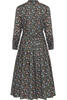 Vorschaubild zu BERWIN Kleid olivgr�n gebl�mt, 1