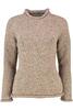 Vorschaubild zu ARAN Pullover taupe aus Donegal-Tweedgarn