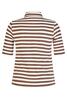 Vorschaubild zu RABE Polo-Shirt schoko gestreift, 1