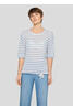 Vorschaubild zu RABE Shirt himmelblau gestreift Kurzarm, 3