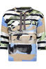 Vorschaubild zu BETTY BARCLAY Sweatshirt blue/beige gemustert 3/4-Arm