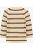 Vorschaubild zu BRAX Pullover Nala mocha brown gestreift 3/4-Arm, 1