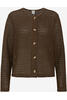 Vorschaubild zu BRAX Strickjacke Brenda Crochet-Optik Jersey dark ebony