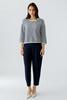 Vorschaubild zu OUI Pullover white blue gestreift 3/4-Arm, 7