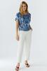 Vorschaubild zu OUI Shirt offwhite blue gemustert, 2