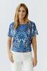 Vorschaubild zu OUI Shirt offwhite blue gemustert, 3