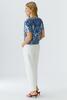 Vorschaubild zu OUI Shirt offwhite blue gemustert, 5