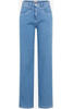 Vorschaubild zu RAPHAELA BY BRAX Jeans Laura Flared bleached hellblau gestreift Slim Fit mit Magic-Dehnbund