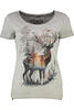 Vorschaubild zu HANGOWEAR T-Shirt Bernhilde hellgrau in Vintage-wash-Optik