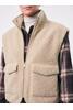Vorschaubild zu COVERED Wende-Weste Tess offwhite Teddy-Fleece und Leder-Optik, 4