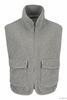 Vorschaubild zu COVERED Wende-Weste Tess light grey Teddy-Fleece und Leder-Optik