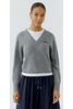 Vorschaubild zu OUI Pullover steel grey mit Kontrastabsetzung, 2