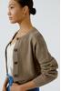 Vorschaubild zu OUI Strickjacke taupe melange, 5