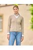 Vorschaubild zu WELLINGTON OF BILMORE Lambswool-Strickjacke Mara taupe, 2