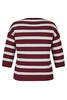Vorschaubild zu RABE Strickpullover merlot gestreift 3/4-Arm, 1