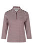Vorschaubild zu RABE Shirt merlot gestreift 3/4-Arm