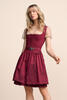 Vorschaubild zu KR�GER MADL MIni Dirndl bordeaux Evi 50er Rockl�nge, 3