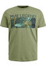 Vorschaubild zu PME LEGEND Short sleeve r-neck single jersey digital print T-Shirt Sage