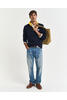 Vorschaubild zu GANT Contrast Half Zip Troyer evening blue, 4